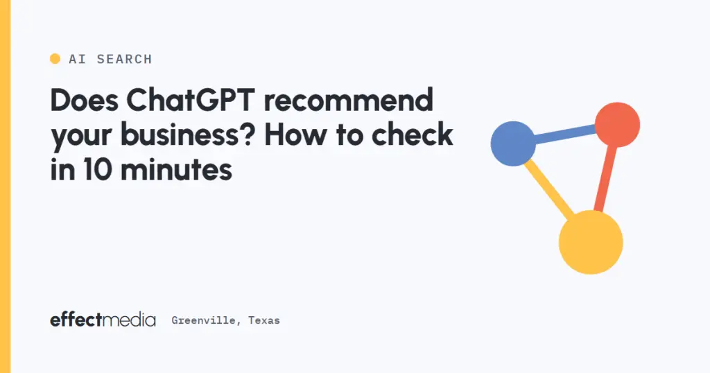 Does ChatGPT recommend your business? How to check in 10 minutes